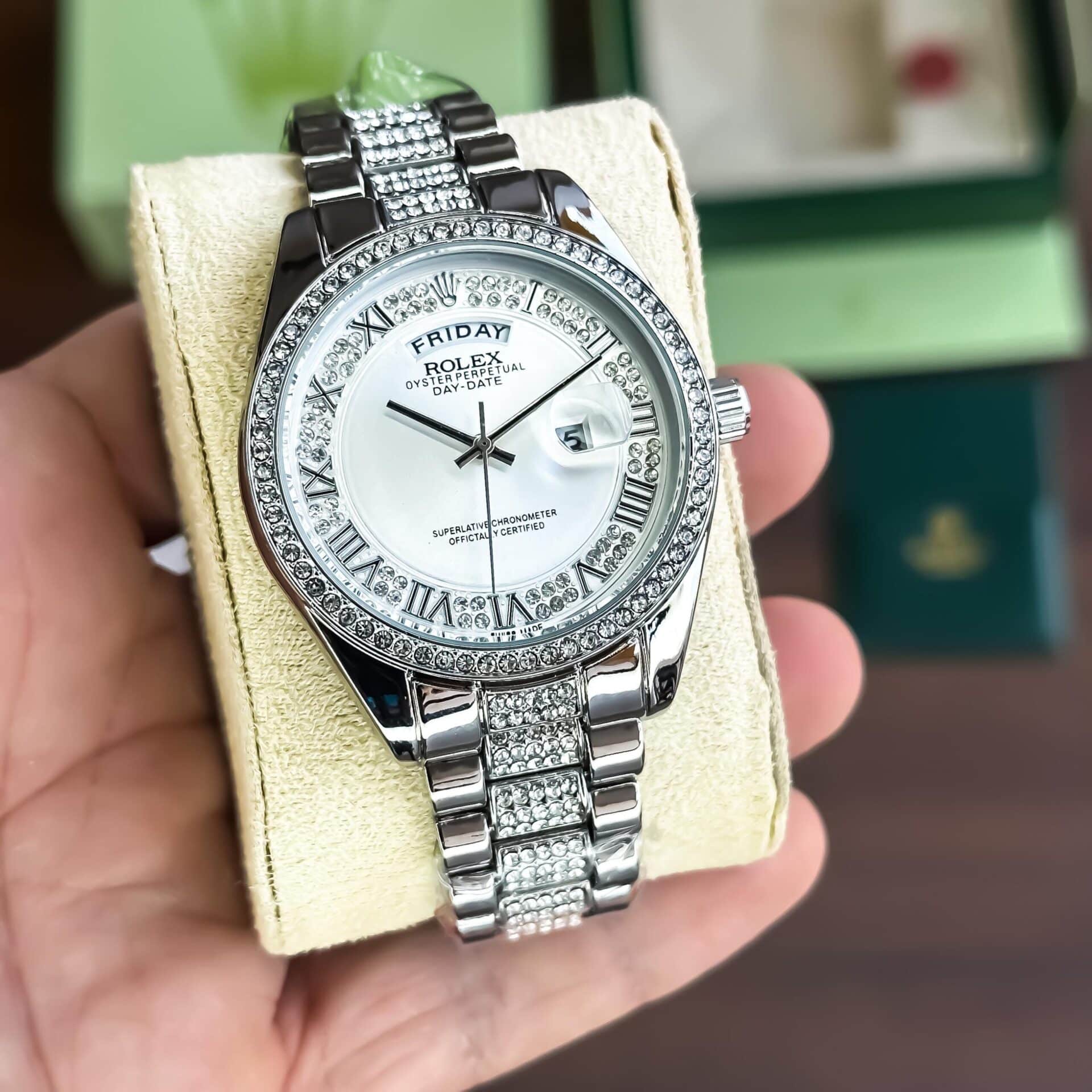 Branded Oyster Perpetual DateJust Silver Watch