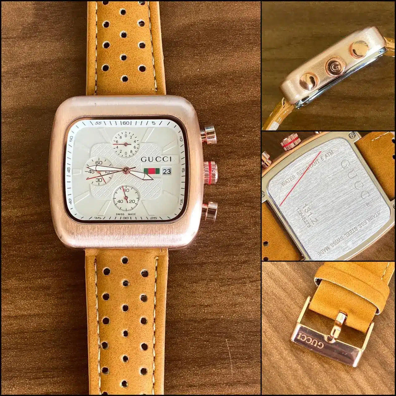 Branded Premium Square Watch For Men