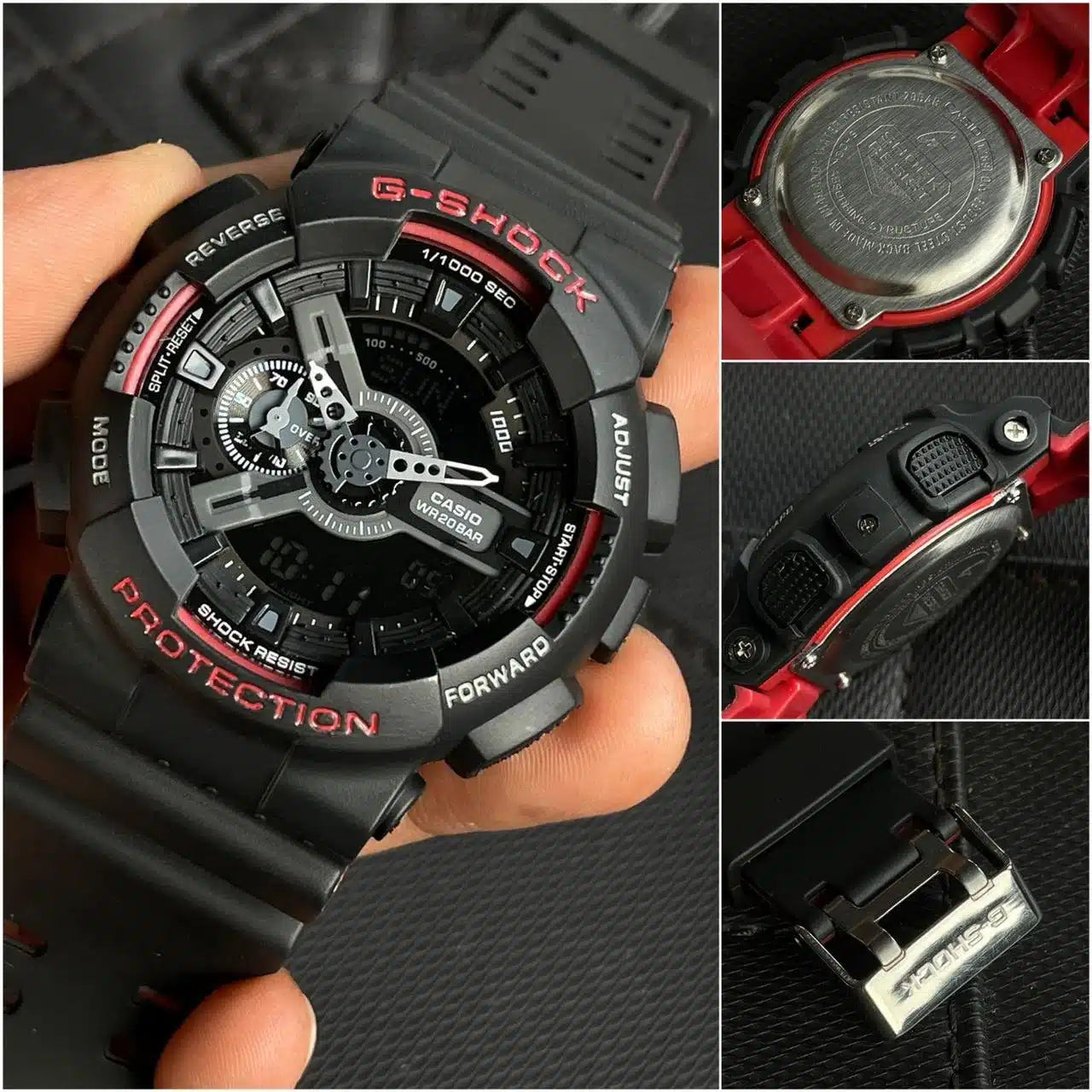 Branded Ga 110 1b Black Red Edition For Men » Mega Fashion
