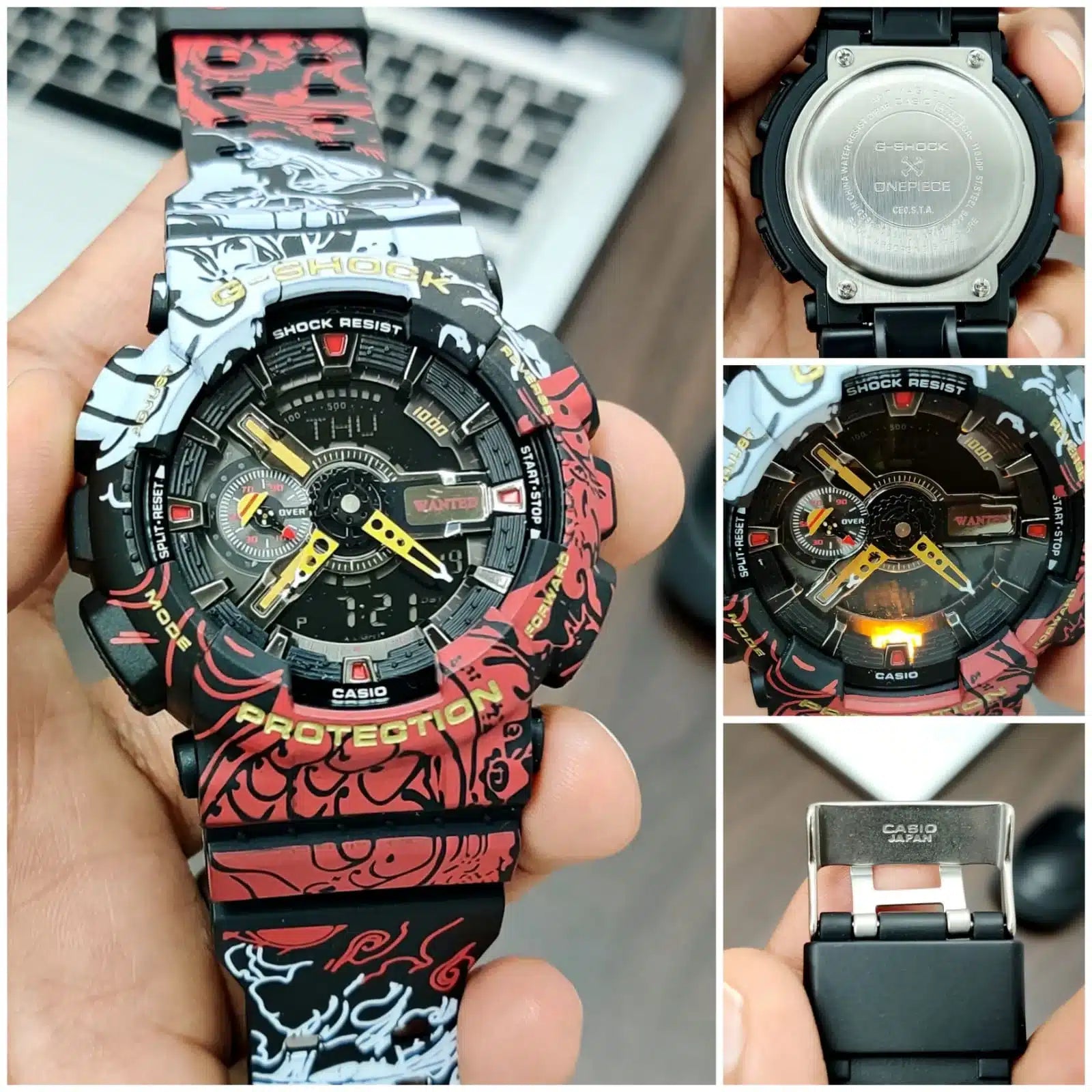 Monkey D Luffy illustrated attractively designed watch For Men » Mega Fashion