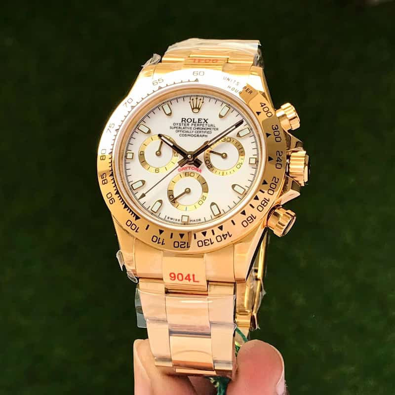 Rolex Cosmograph Daytona Oystersteel Full Gold Men’s Watch Swiss ETA Machinery