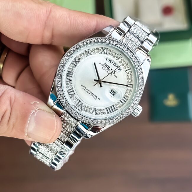 Branded Oyster Perpetual DateJust Silver Watch