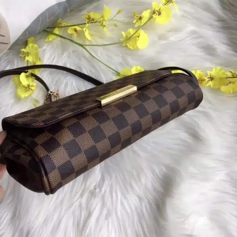 Vuitton Shelton Grid Shoulder Bag