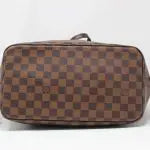 Vuitton Neverfull Coffee Grid Tote With Wallet