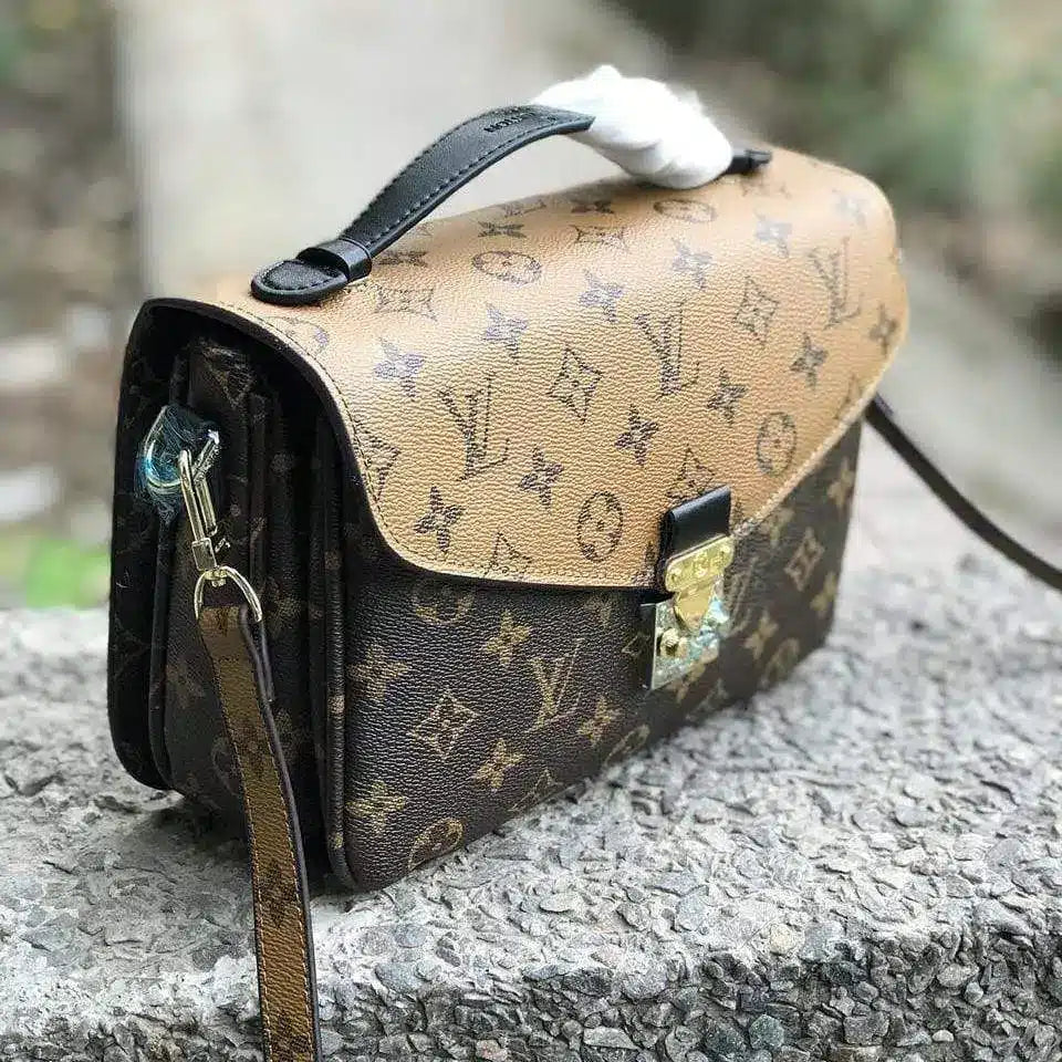 Vuitton Pochette Metis Brown Monogram Sling Bag