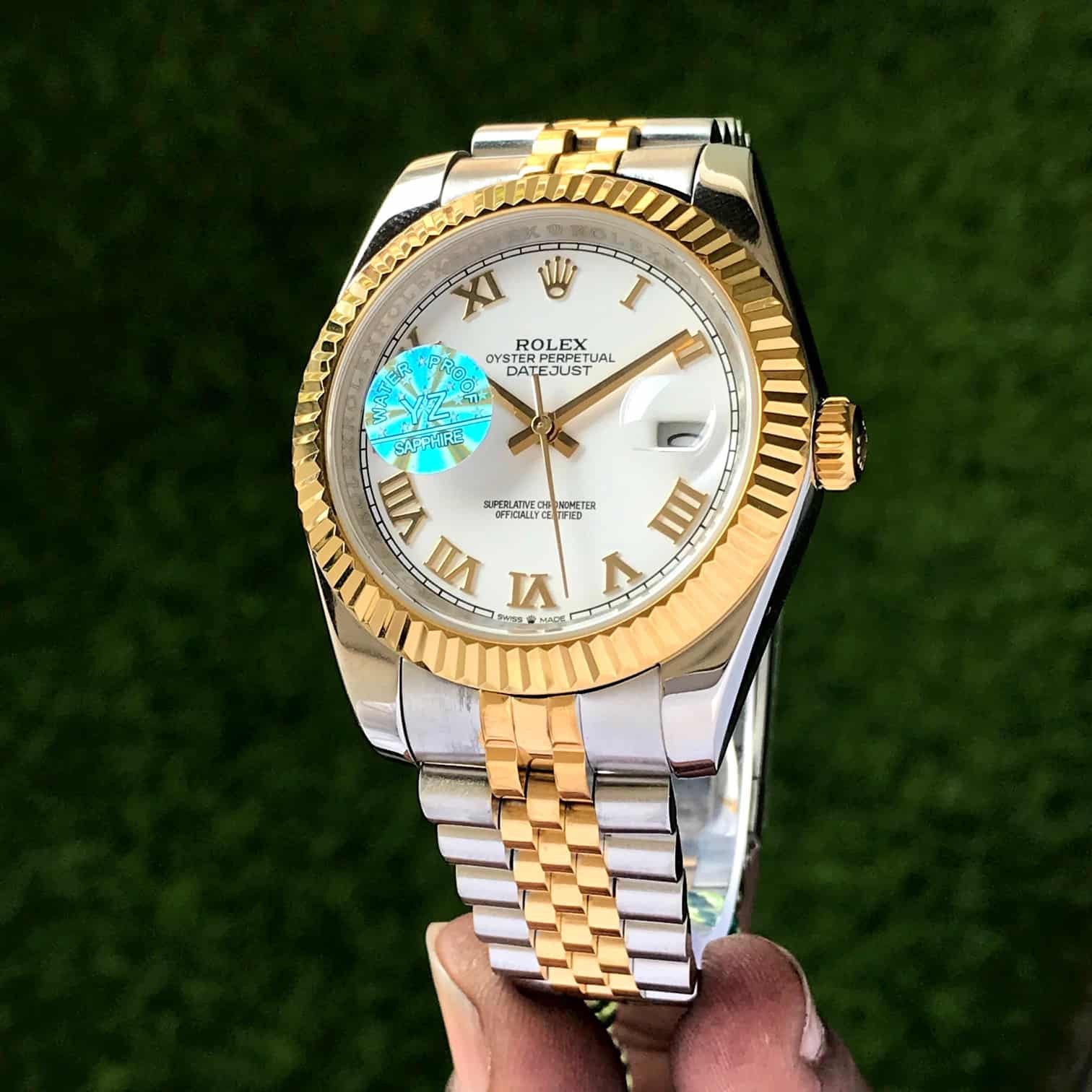 Rolex Date Just 41 Stainless Steel Two Tone Japanese Automatic Men’s Watch