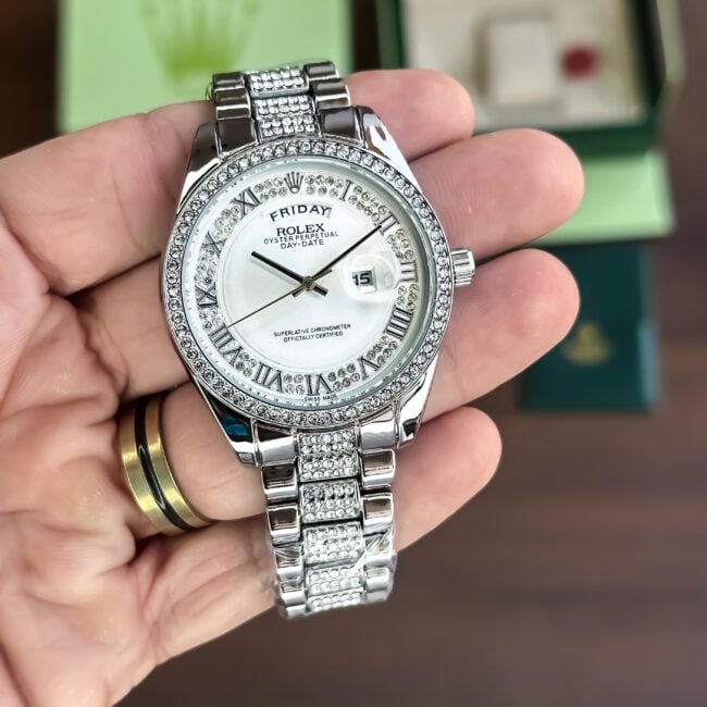 Branded Oyster Perpetual DateJust Silver Watch