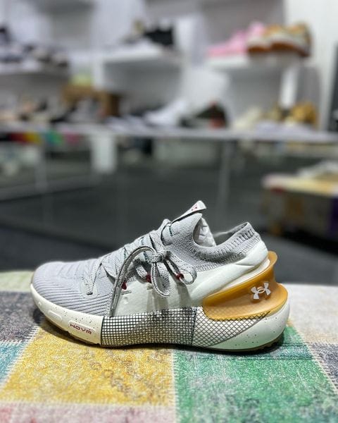 Under Armour Phantom Grey White Running Shoes