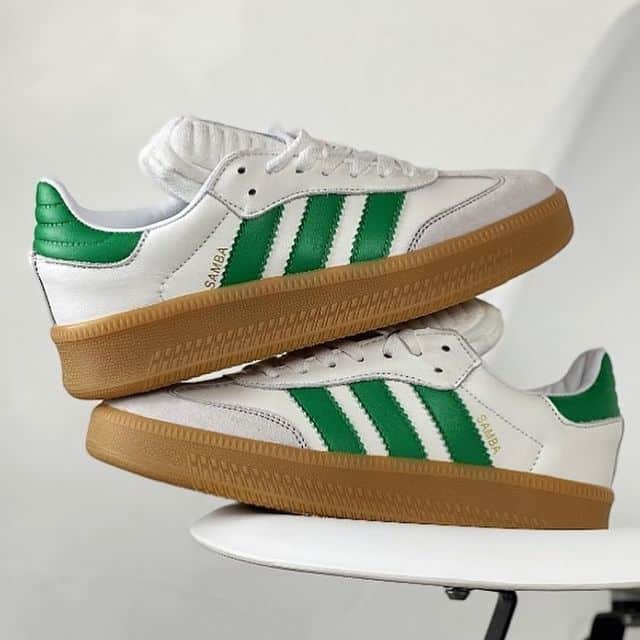 Adidas Samba XLG Cloud Green Sneakers