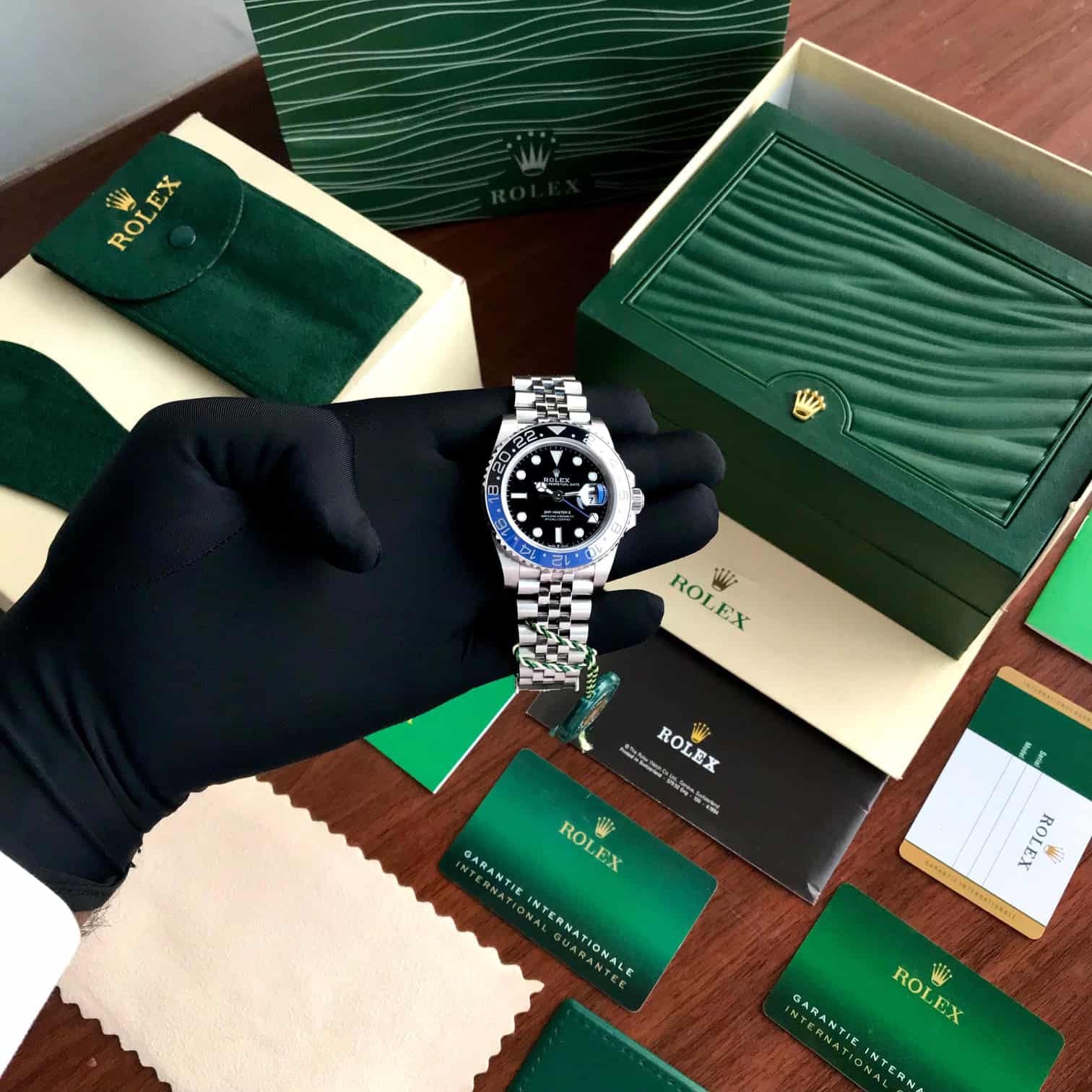 Rolex GMT Master || Batman Edition Swiss ETA Mens Watch