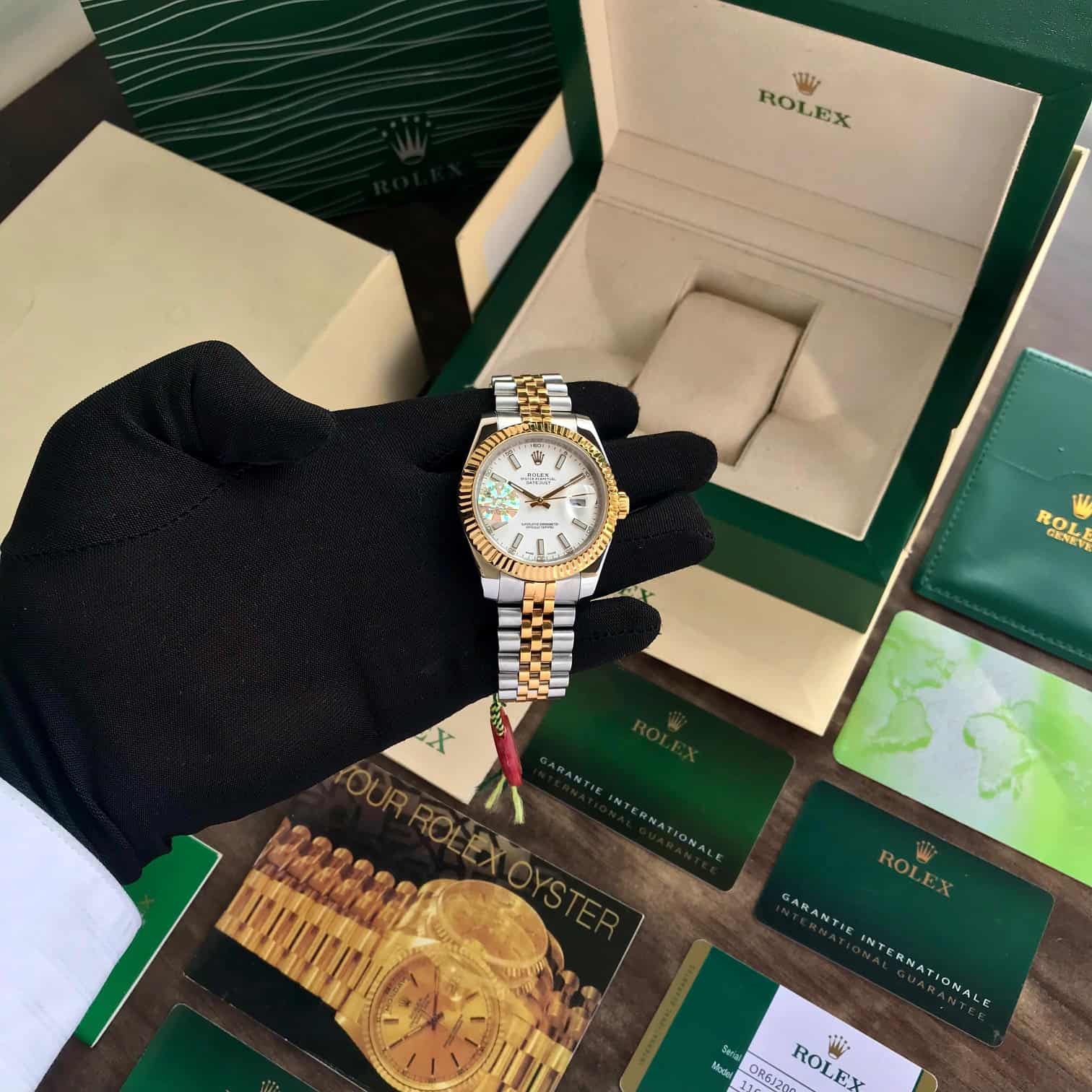 Rolex Date Just 41 Stainless Steel Japanese Automatic Mens Watch