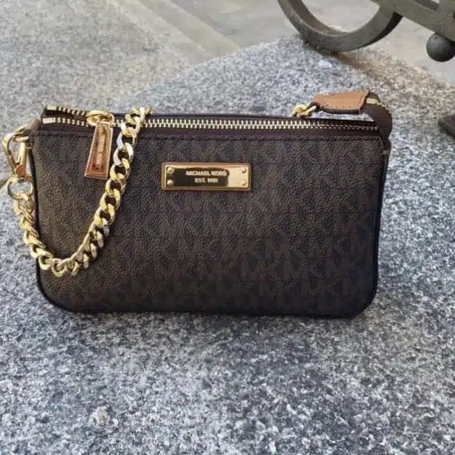 Michael Kors Small Jet Set Coffee Shoulder Bag