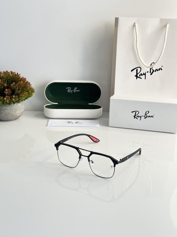 Classy Rayban Black Frame Sunglasses