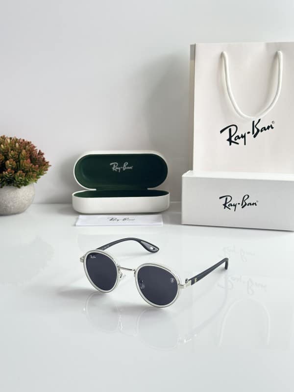 Classy Rayban Ice Black Sunglasses