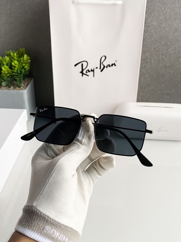 Classy Rayban Full Black Sunglasses