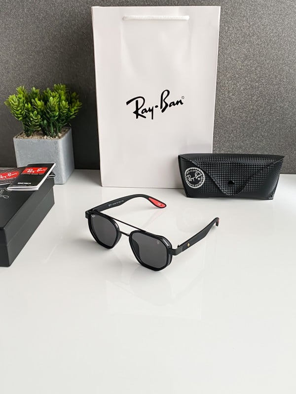 Classy Rayban Full Black Sunglasses