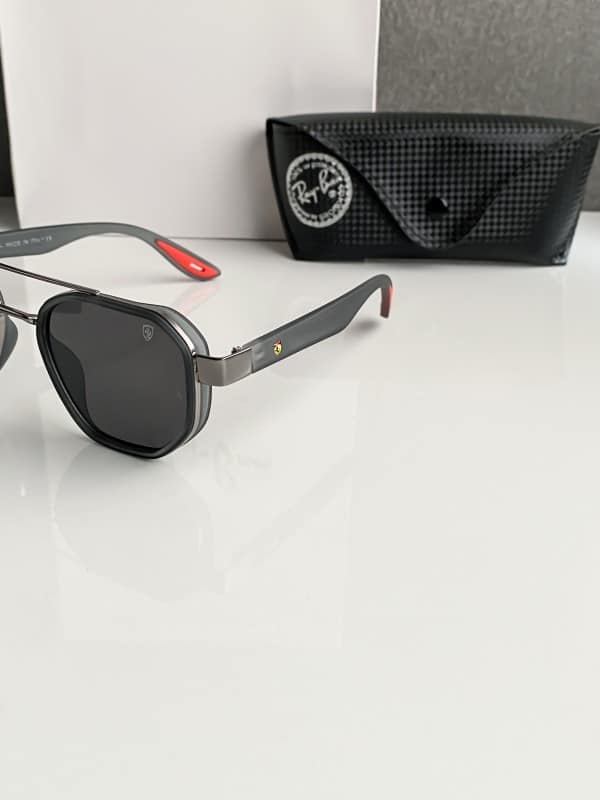 Classy Rayban Grey Black Sunglasses