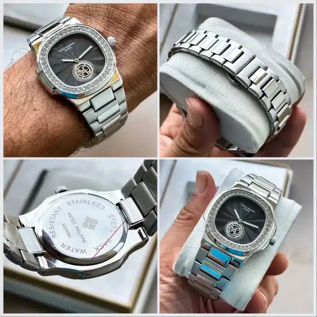 Patek Philippe Nautilus Silver Watch