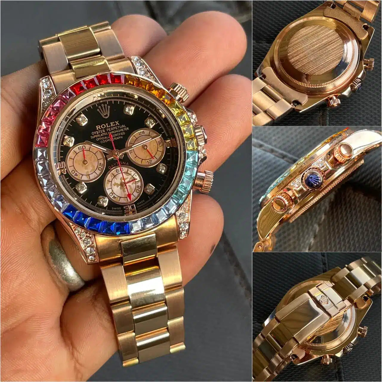 Branded Men's Rainbow Rose Gold Collection For Men » Mega Fashion