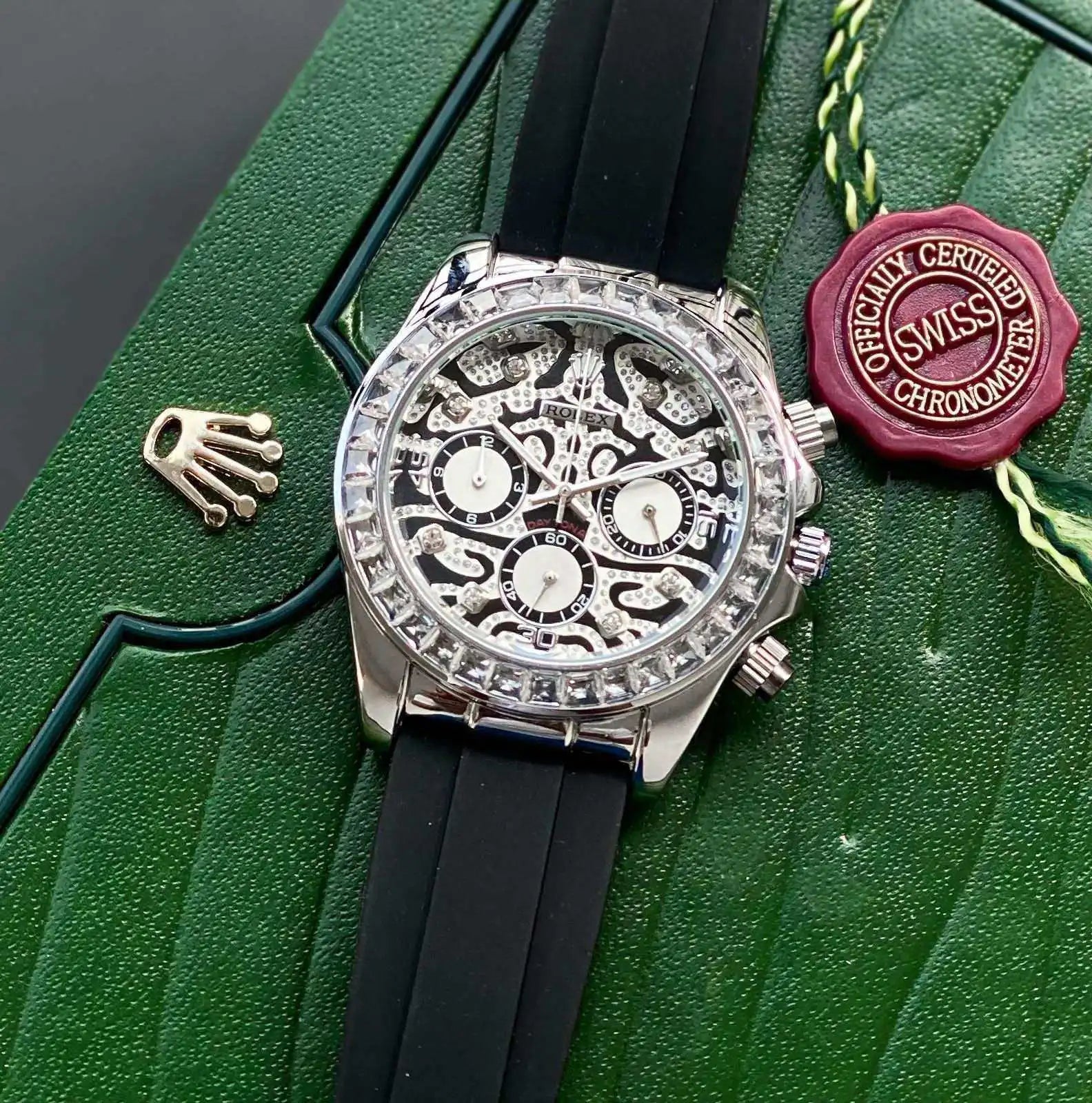 Branded Black Fiber Strap Collection For Men's » Mega Fashion