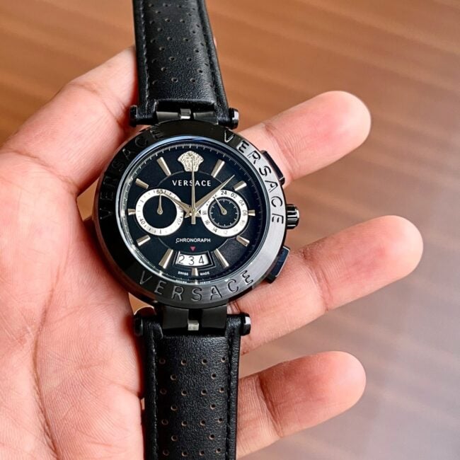 Versace Aion Chronograph Black Watch