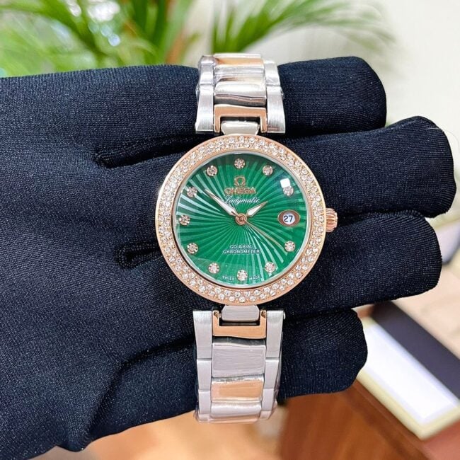 Branded Ladymatic Green Dial Watch
