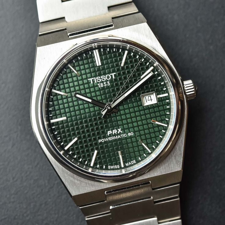 Tissot PRX Poweromatic Green Dial Authentic Automatic Men’s Watch