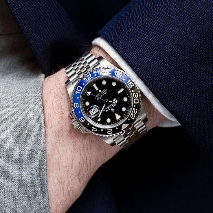 Rolex GMT Master || Batman Edition Swiss ETA Mens Watch