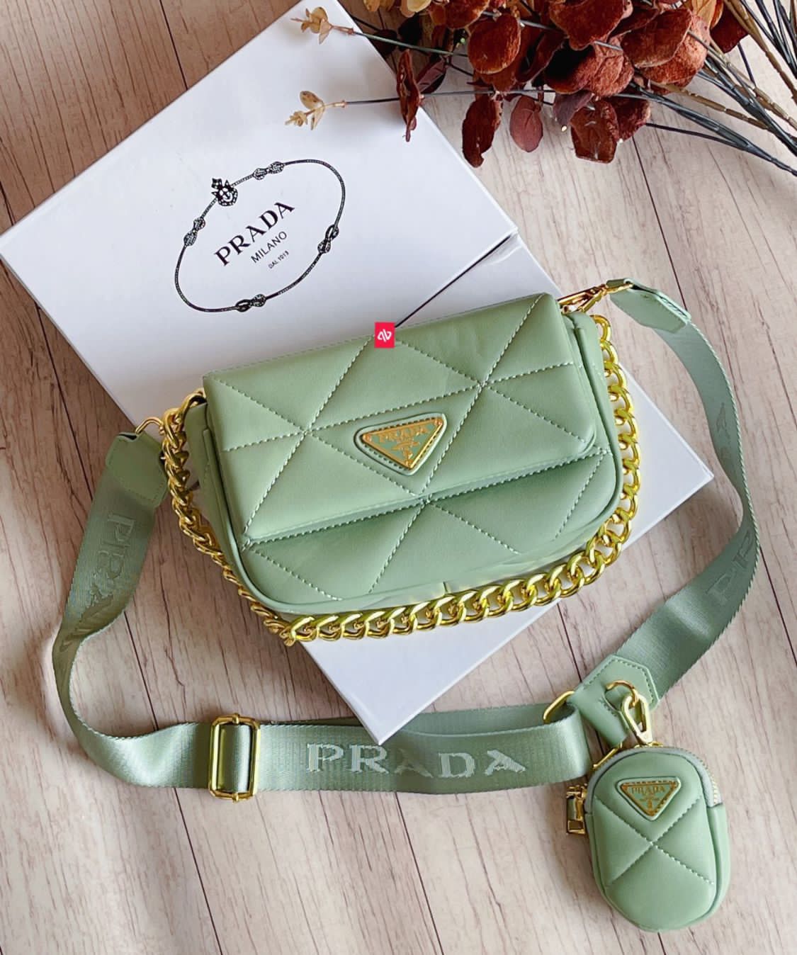 Premium Prada Bagpack With Dust Bag