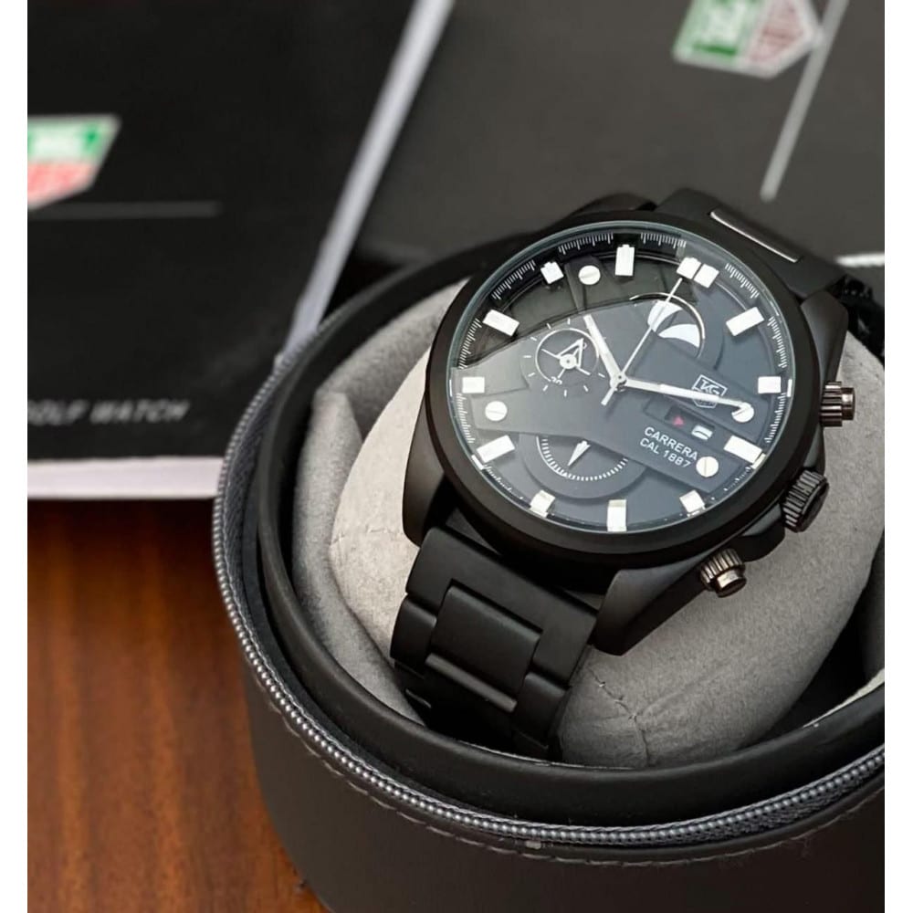 Premium Black Perfect Watch For Men » Mega Fashion