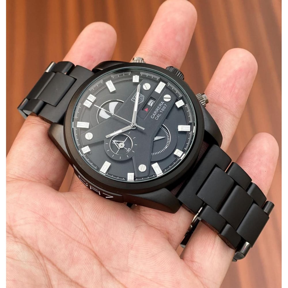 Premium Black Perfect Watch For Men » Mega Fashion