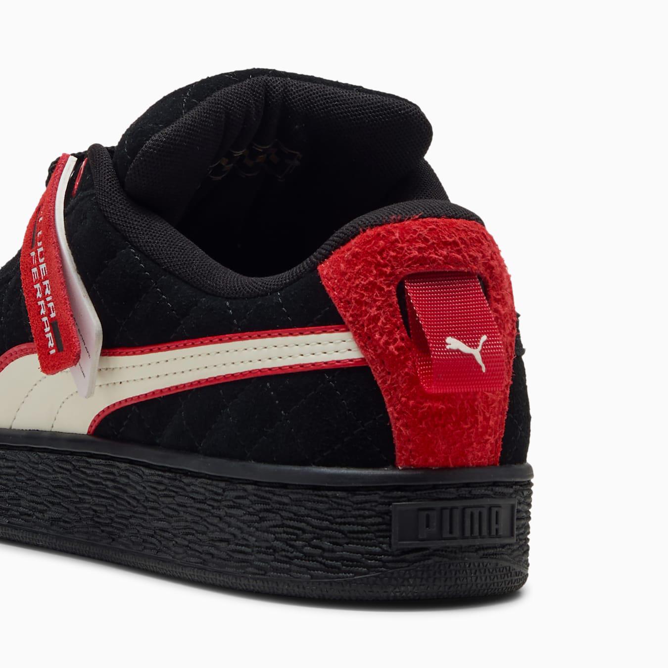 Suede XL Black Red Sneakers