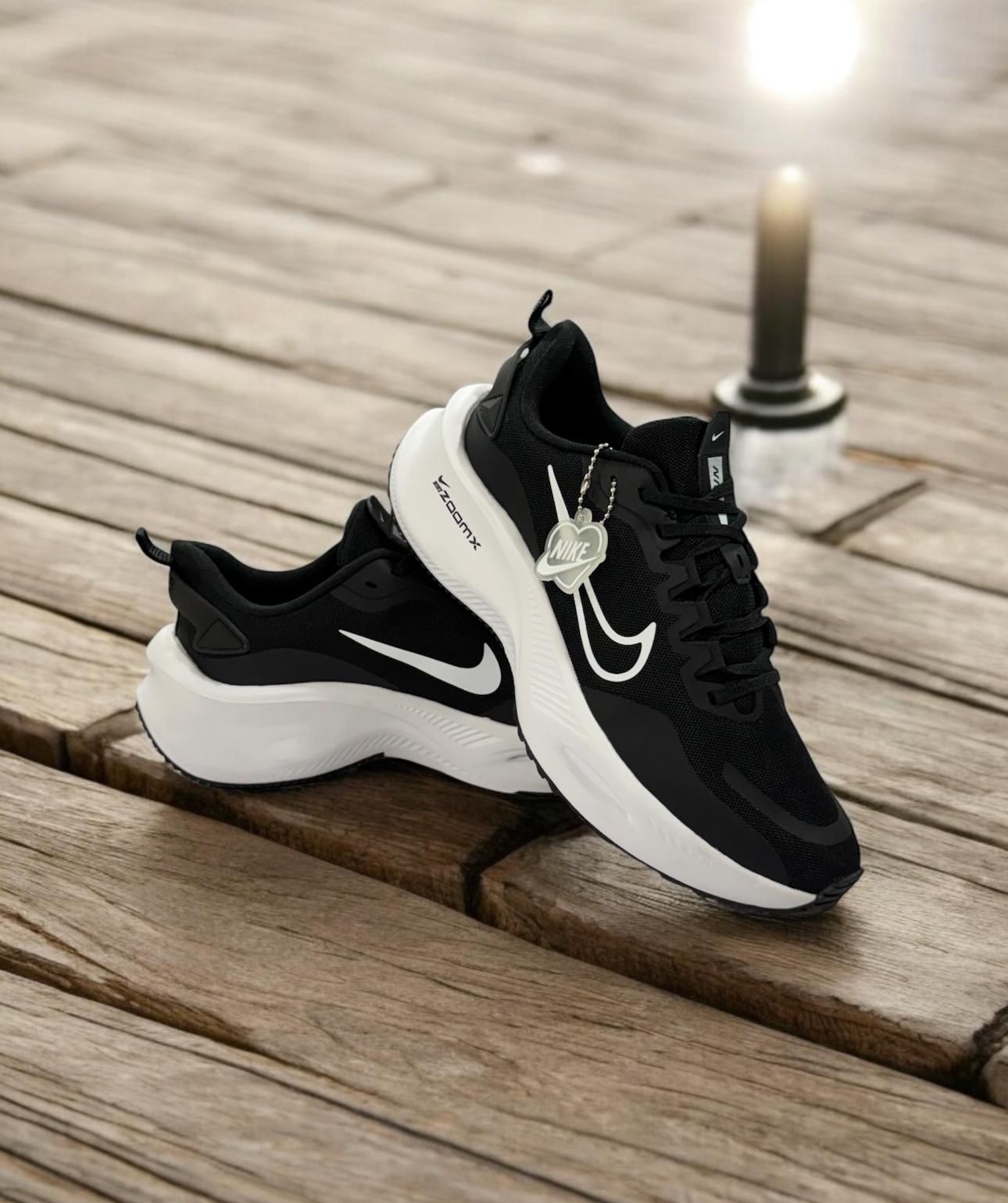 ZoomX Smile 2 Black White Running Shoes