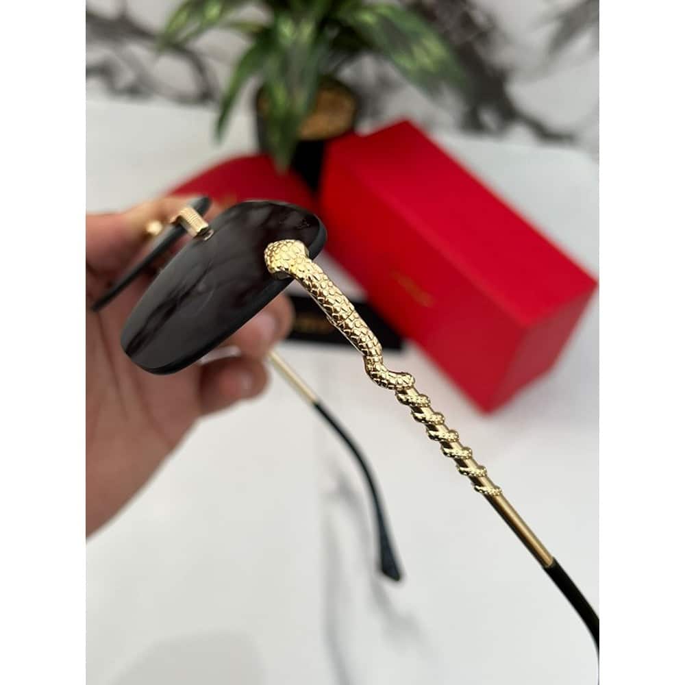 Cartier Sunglasses For Men Gold Black