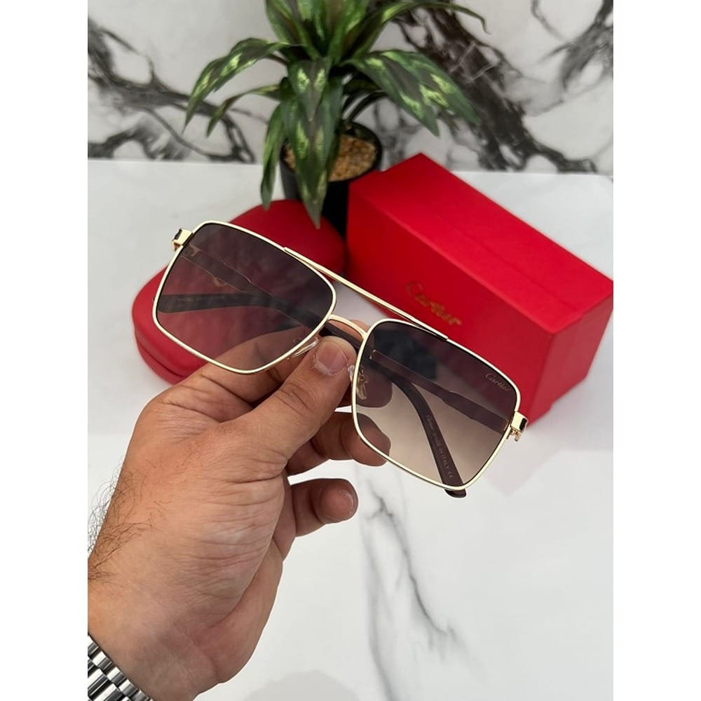 Cartier Sunglasses For Men Brown