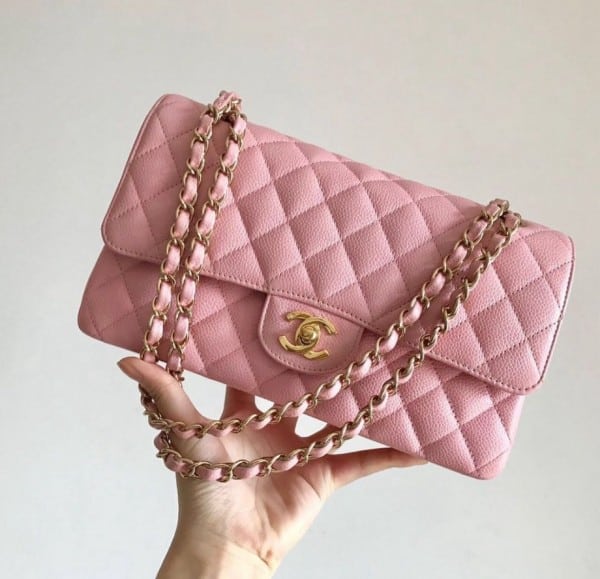 Chanel Bag Flap Pink Premium Bag With Box Eddition