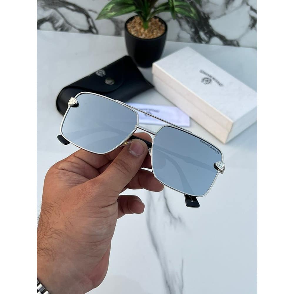 Chrome heart Sunglasses For Men Metal Silver Mercury