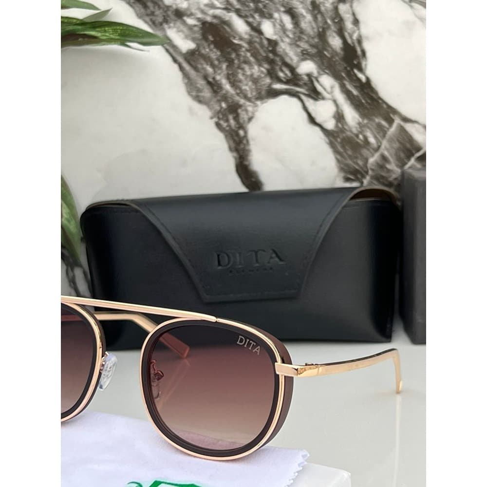 Dita Sunglasses For Men Gold Brown