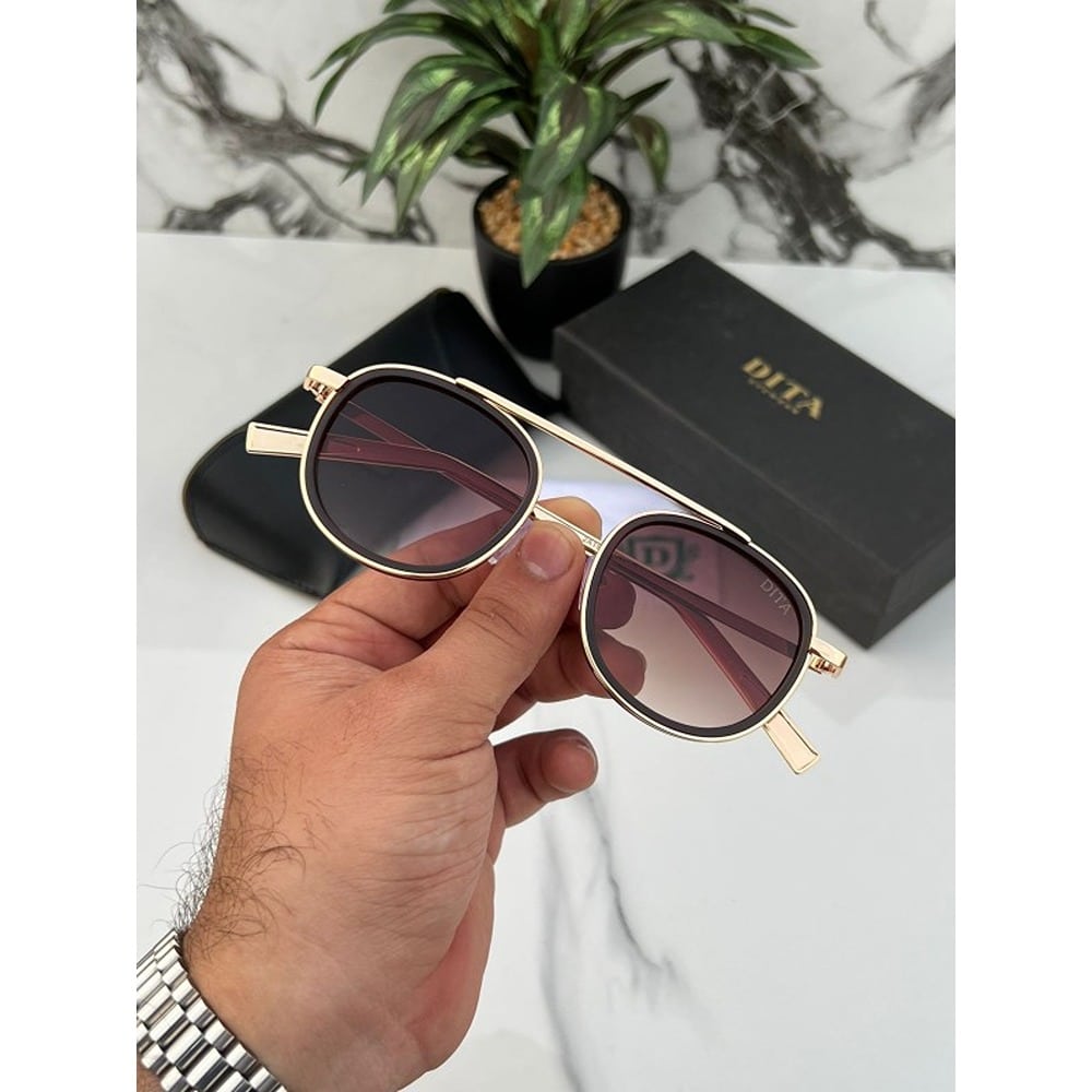 Dita Sunglasses For Men Gold Brown