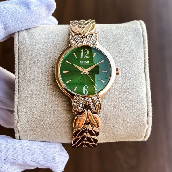 Fossil Watch For Girl Green Dial