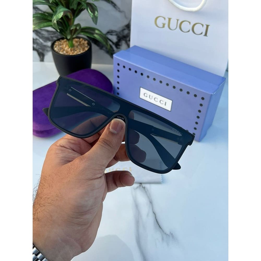 Gucci Flat Sunglasses For Men Black