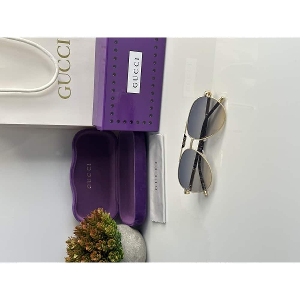 Gucci Sunglasses For Men Gold Green
