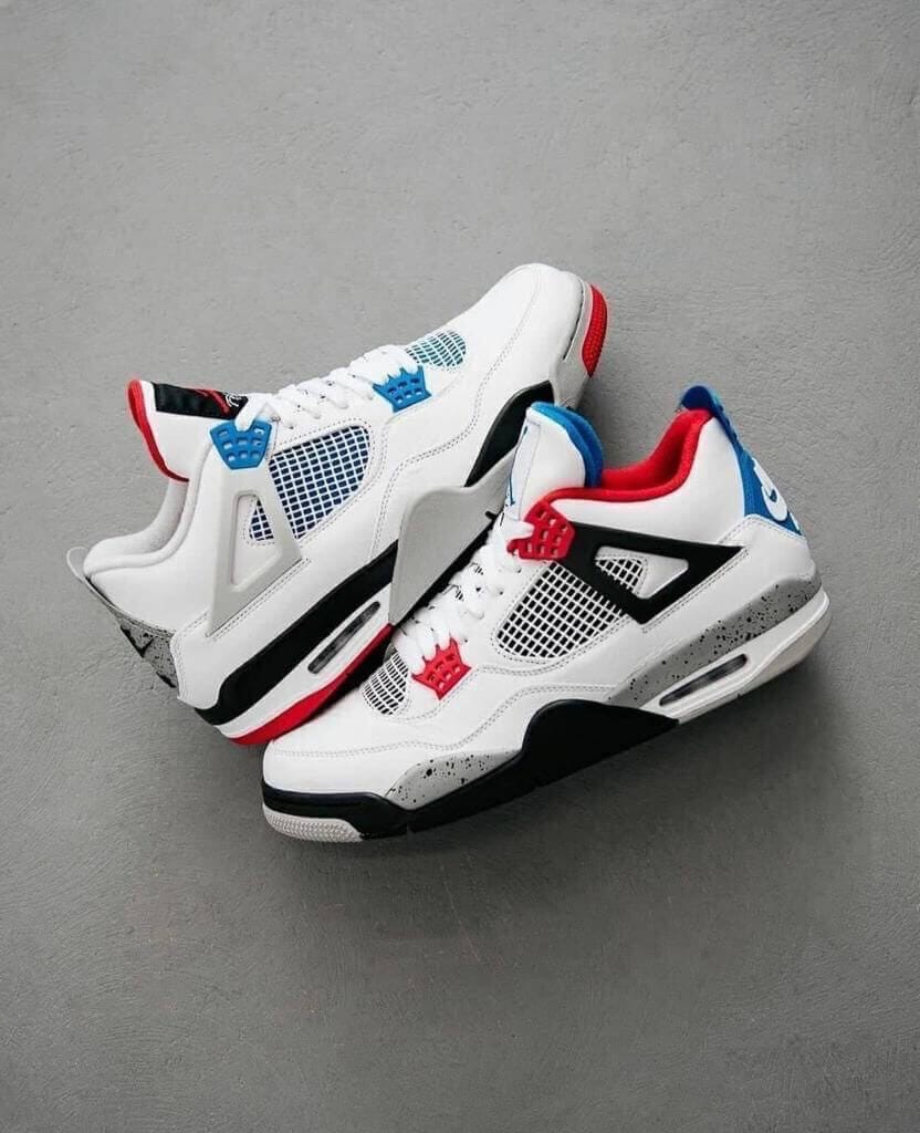 Nike Air Retro 4 White Black Sneakers