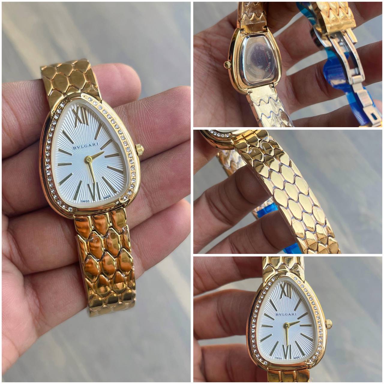 Bvlgari Watch For Lady White Dial