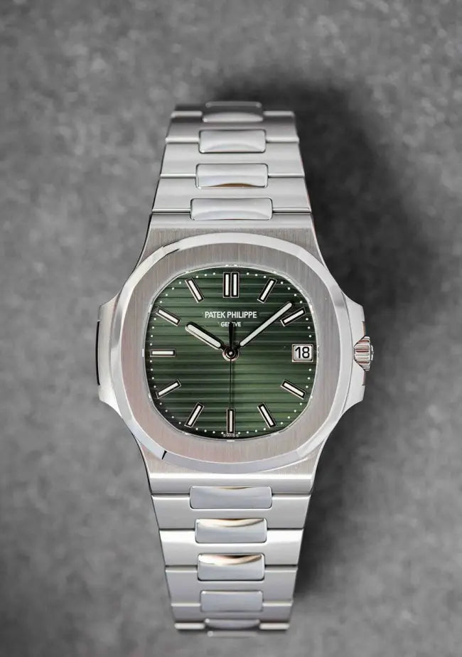 Patek Philippe Silver Green Watch