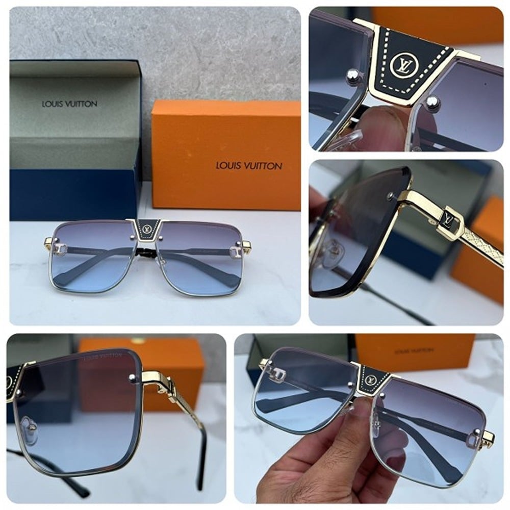 Louis Vuitton Sunglasses For Men Blue