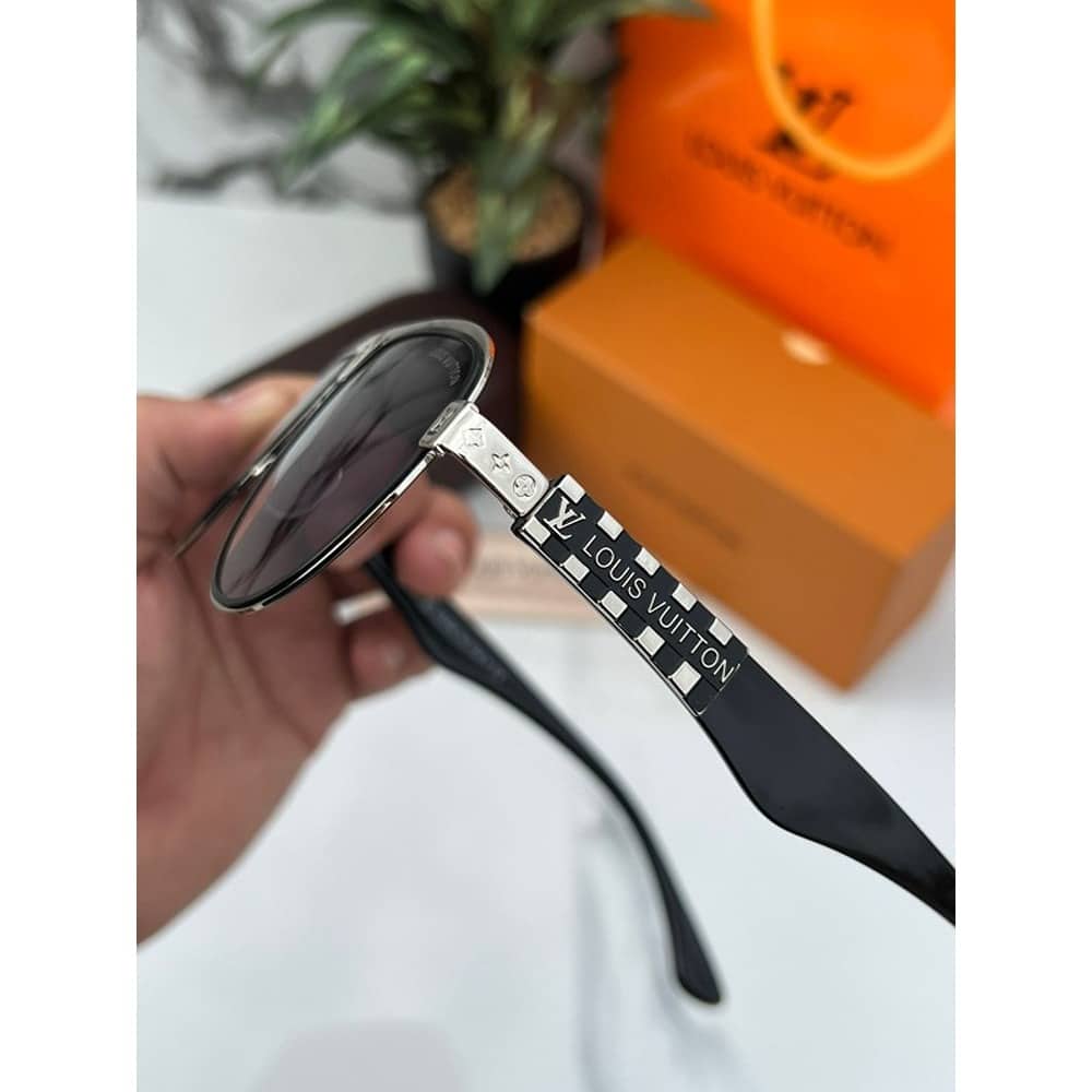 Sliver Black Louis Vuitton Sunglasses For Men