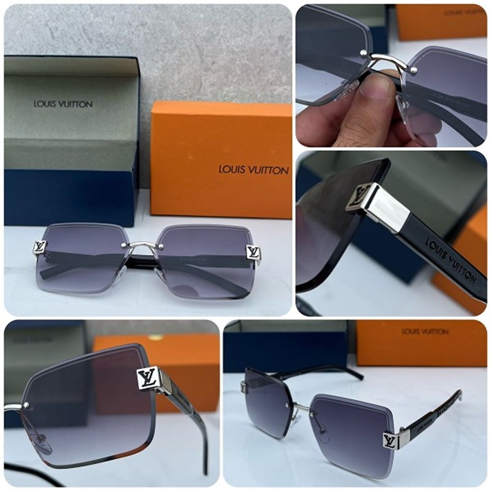 Louis Vuitton Sunglasses frameless For Men Black