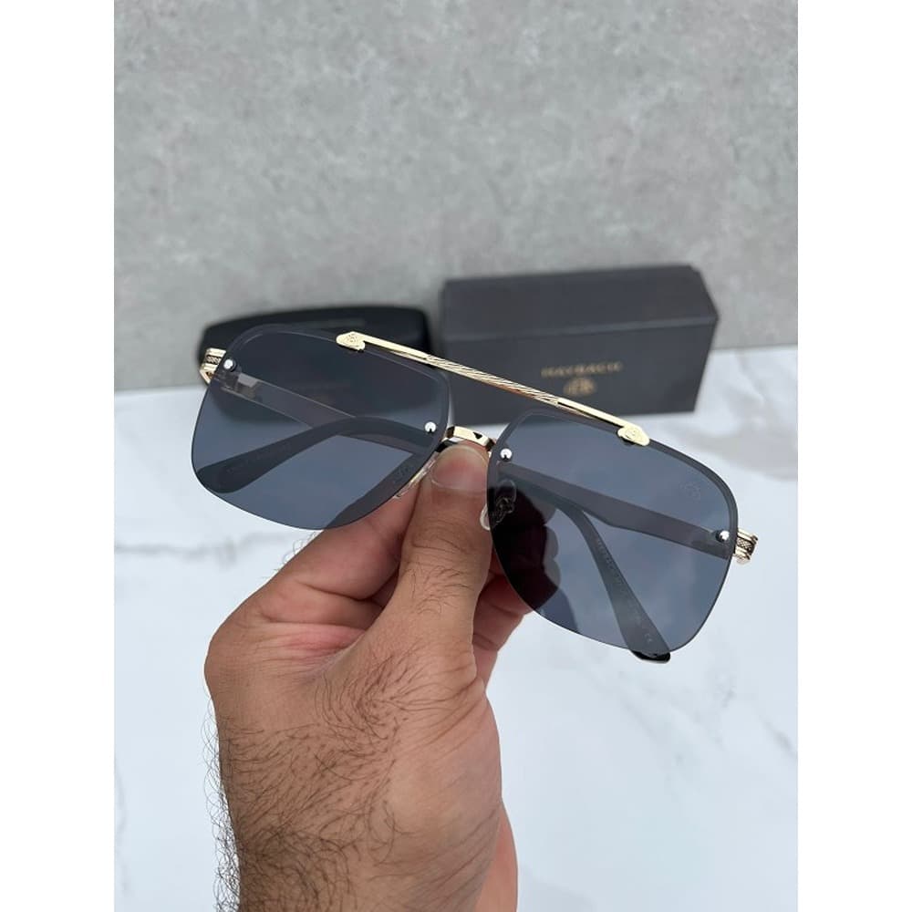 Maybach Sunglasses For Men Black Gold