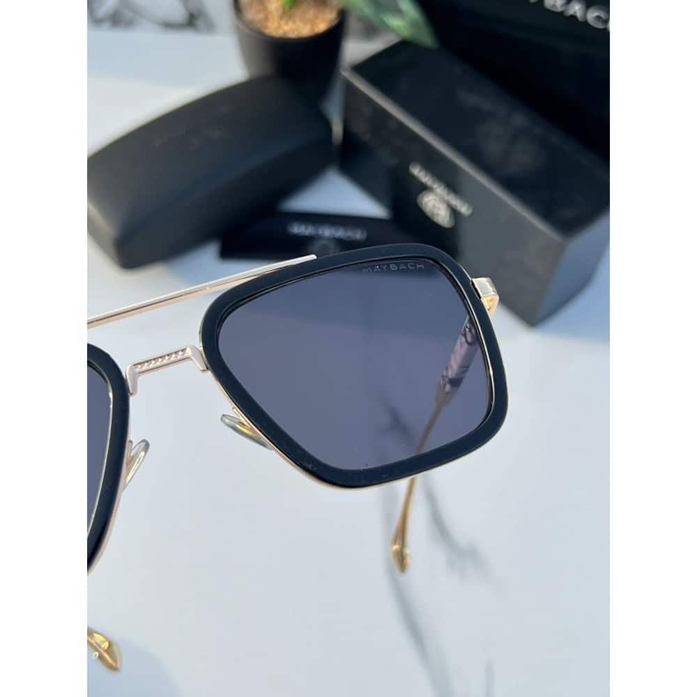 Maybach Sunglasses For Men Gold Black